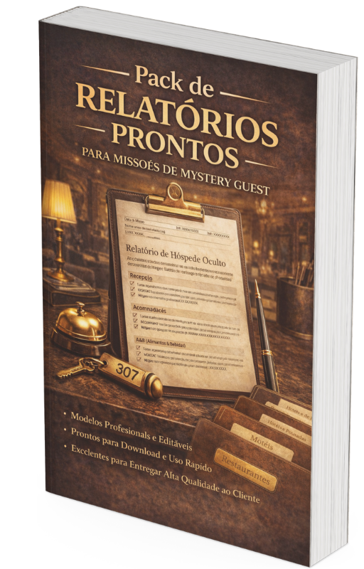 Pack de Relatórios Prontos para Missões de Mystery Guest